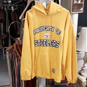 Reebok Gridiron Classic NFL Steelers Yellow Hoodie